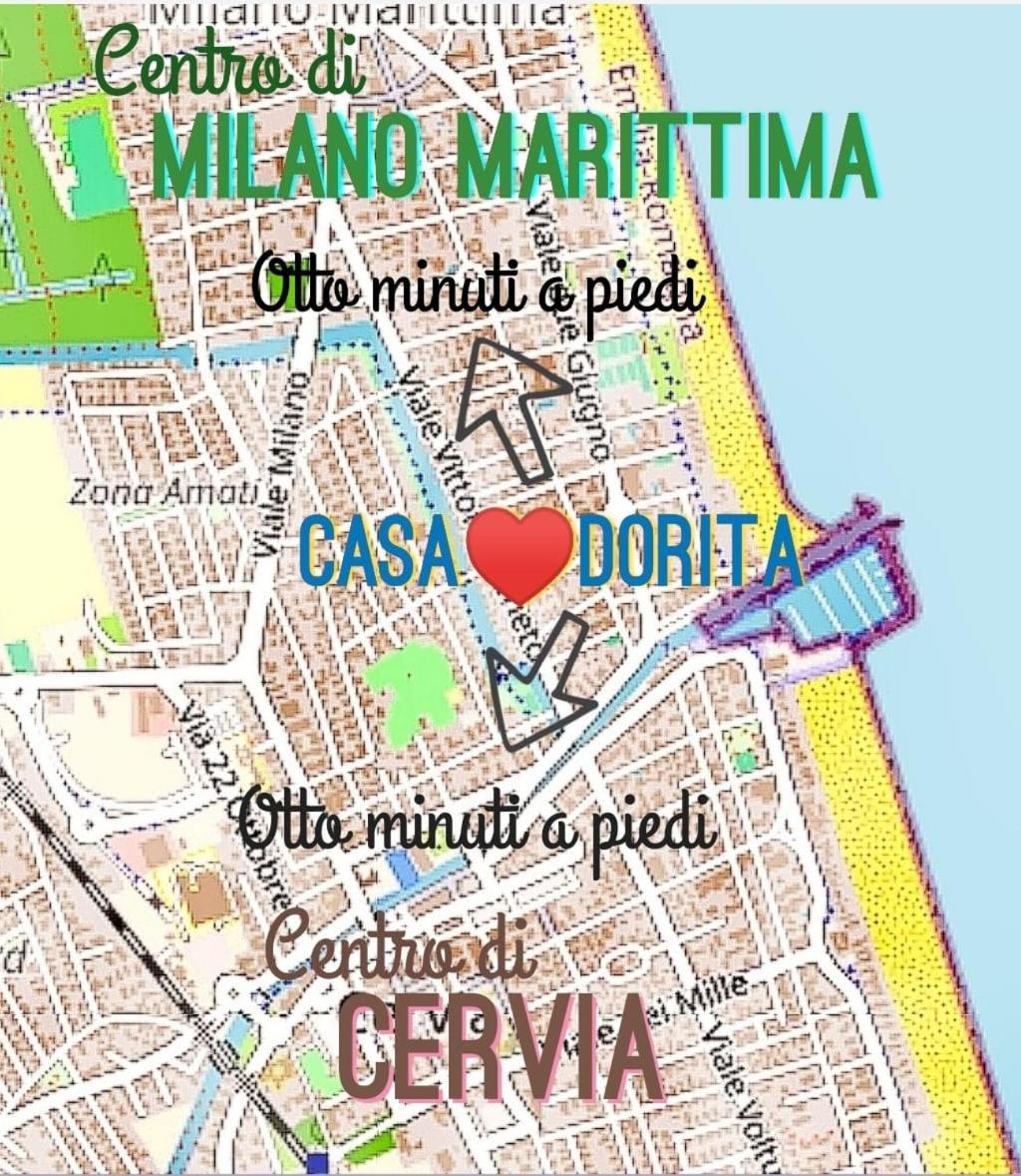 Casa Dorita - Free Breakfast Corner 8-12 Hotell Cervia Eksteriør bilde